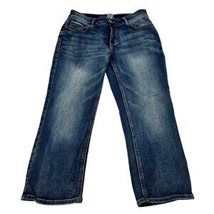 Maurices Womens Cropped Jeans Straight Leg Size 5/6
